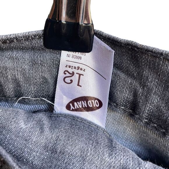 Old Navy Sweetheart Jeans 12R Women’s Grey Pre-Owned [#1249] - Picture 5 of 7